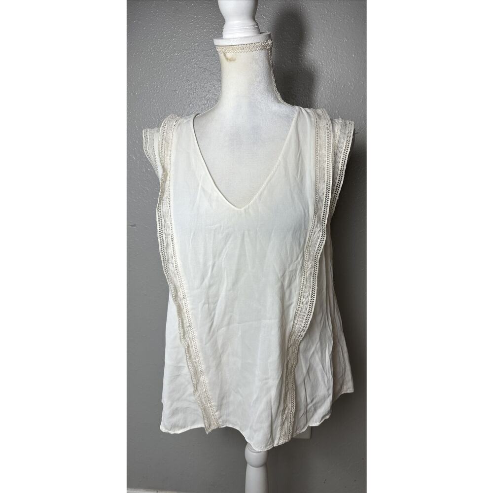 & Other Stories‎ Women’s Sleeveless Blouse Top Solid White Size 6